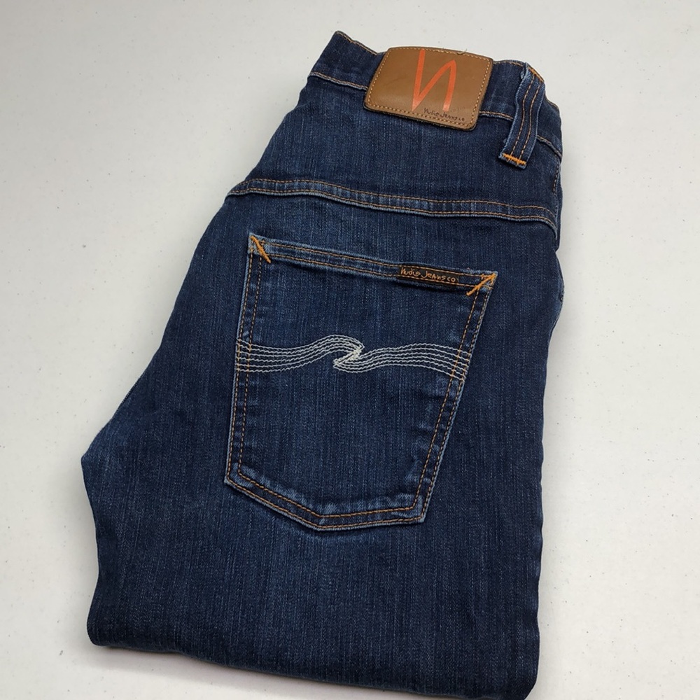 MENS NUDIE SLIM FINN SKINNY JEANS 32x34 ⭐️